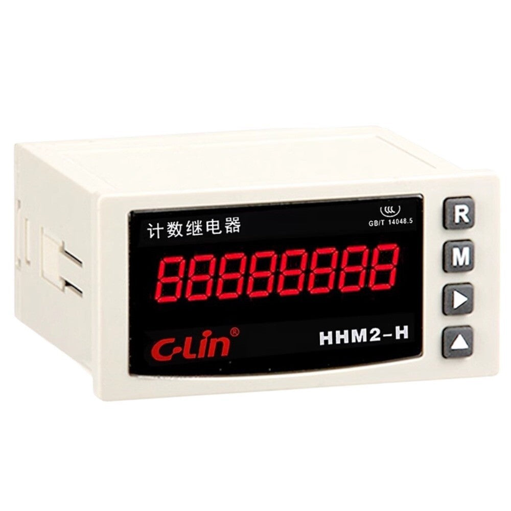 1PC 8-bit counter meter counter HHM2-H AC220 DC24V N/C/F/R/X