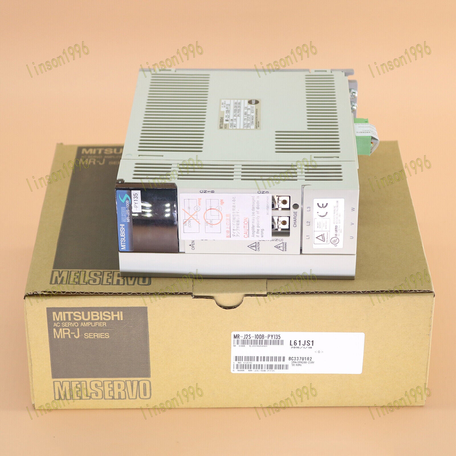1PC MR-J2S-100B-PY135 Mitsubishi Servo Drives - MITSUBISHI