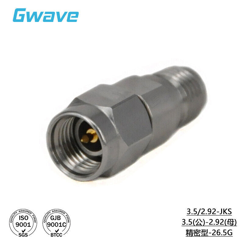 new 1PCS 3.5mm To 2.92mm Adapter 3.5/2.92-JJS JKS KJS KKS RF Adapter DC-26.5G