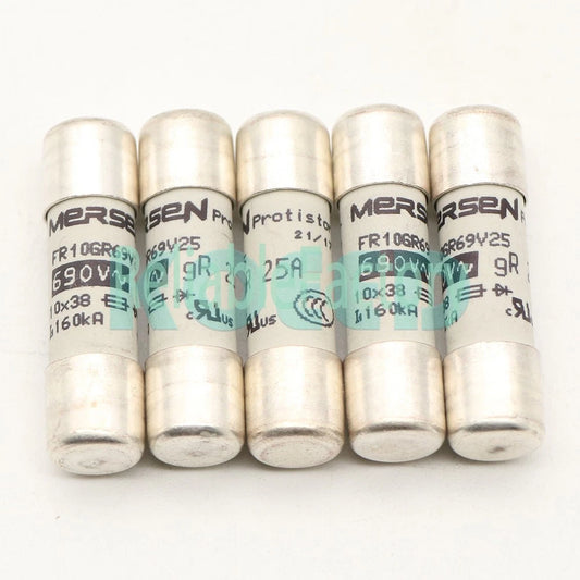 (Ferraz Shawmut=Mersen) FR10GR69V25 Protistor Ferrule Fuse 25 Amp 10*38 gRB 690V