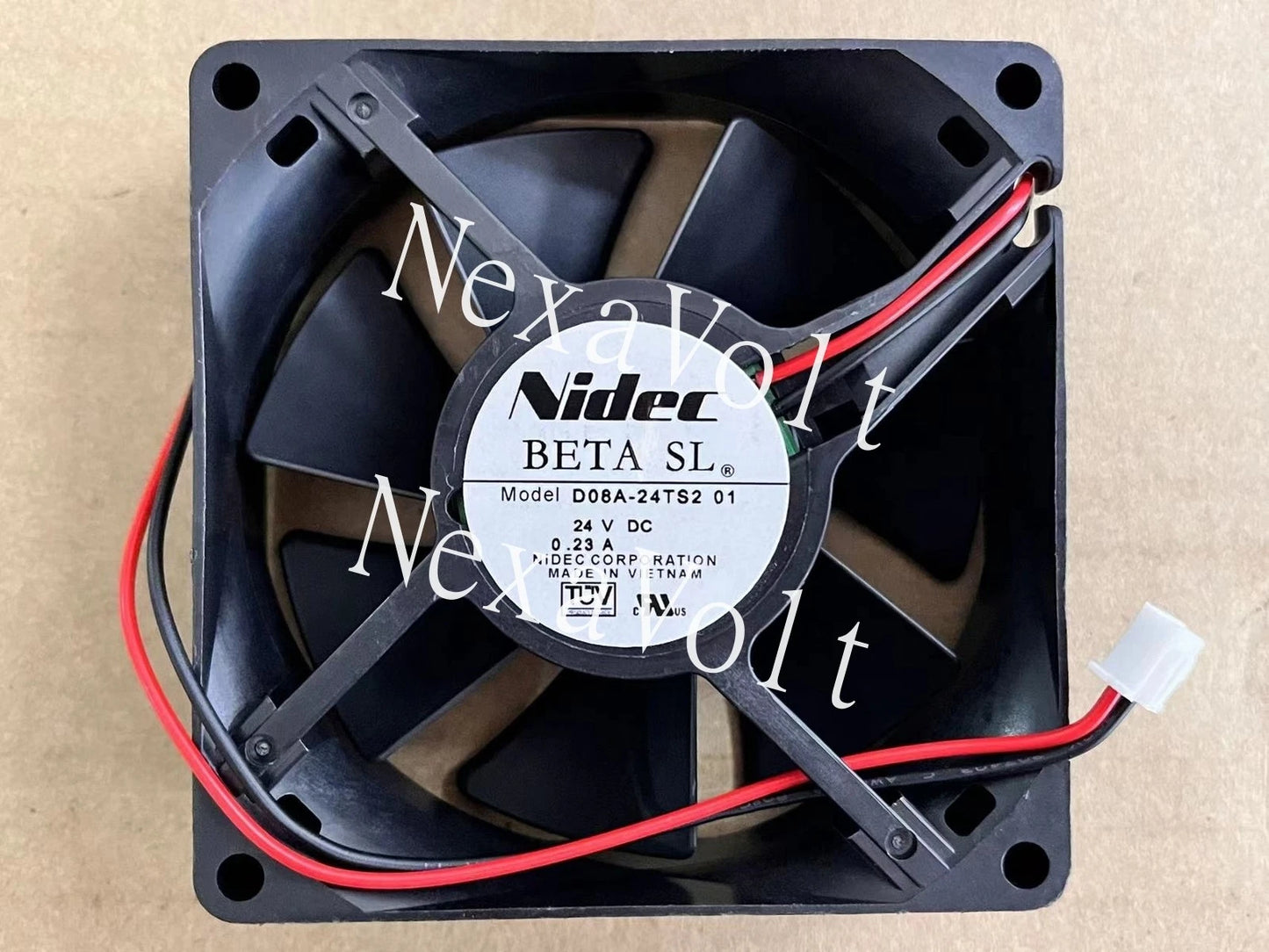 For Nidec D08A-24TS2 01 fan DC 24V 0.23A 80X80X25mm Inverter Cooling Fan
