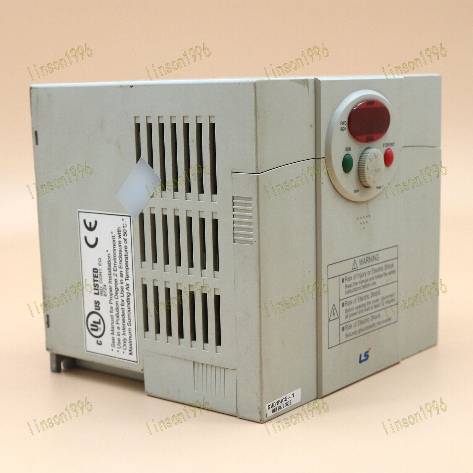 used One LS SV015iC5-1 220V 1.5KW Inverter - ONE