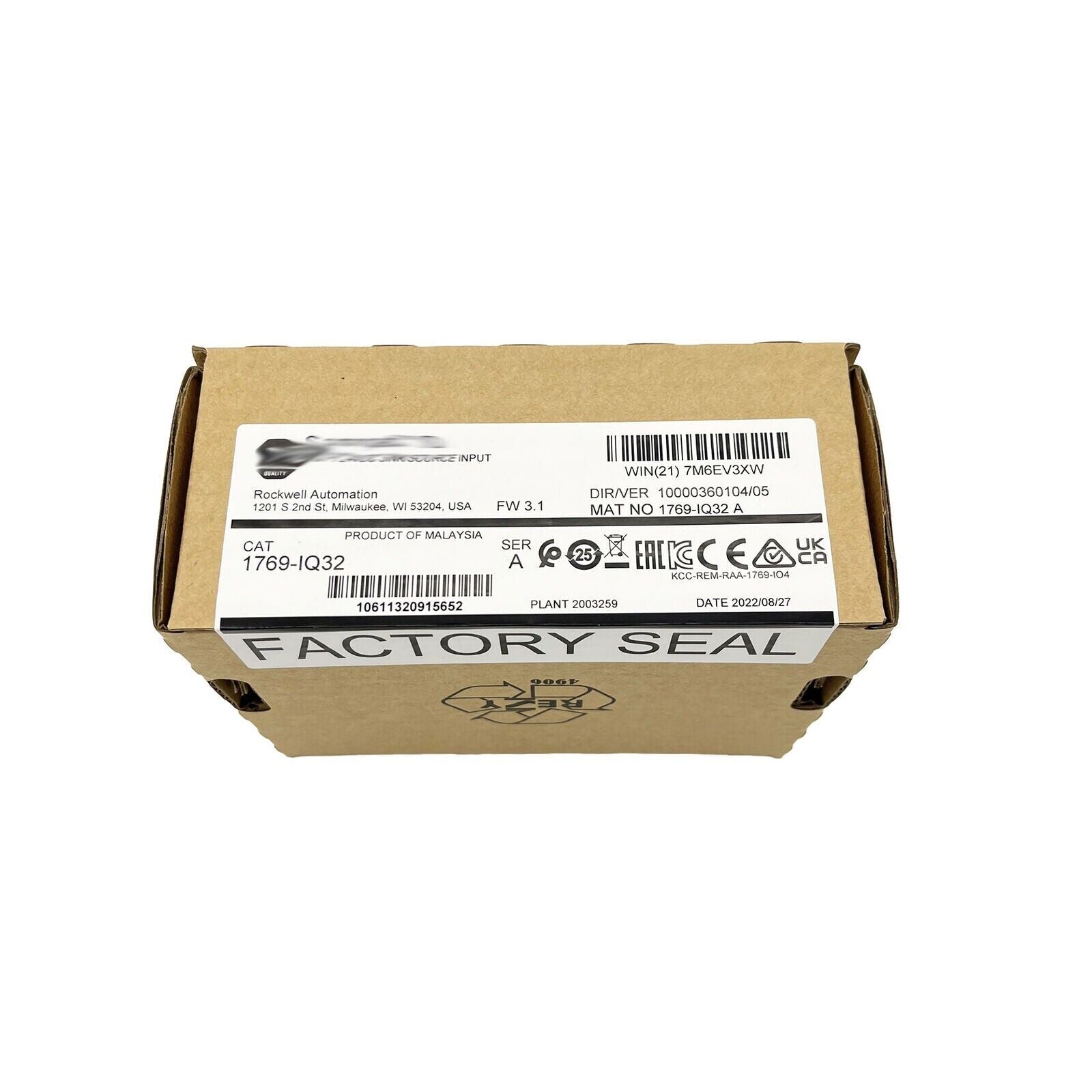 Allen Bradley CompactLogix 24V DC Input Module - ALLEN BRADLEY