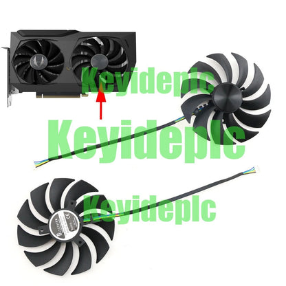 1x ZOTAC RTX3070 8GB Twin Edge Graphics Card 88mm 100mm Cooling Fan Suitable #ke