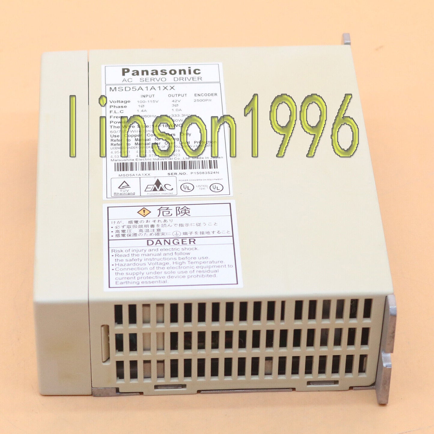 used Servo Drive for Panasonic MSD5A1A1XX - High-Efficiency Motor Drive - PANASONIC