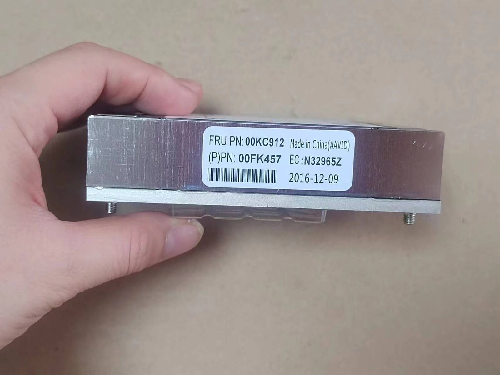 new X3550 M5 server CPU fan 00FK343 and heat sink 00KC912, 00FK457，00FK455 - DELL