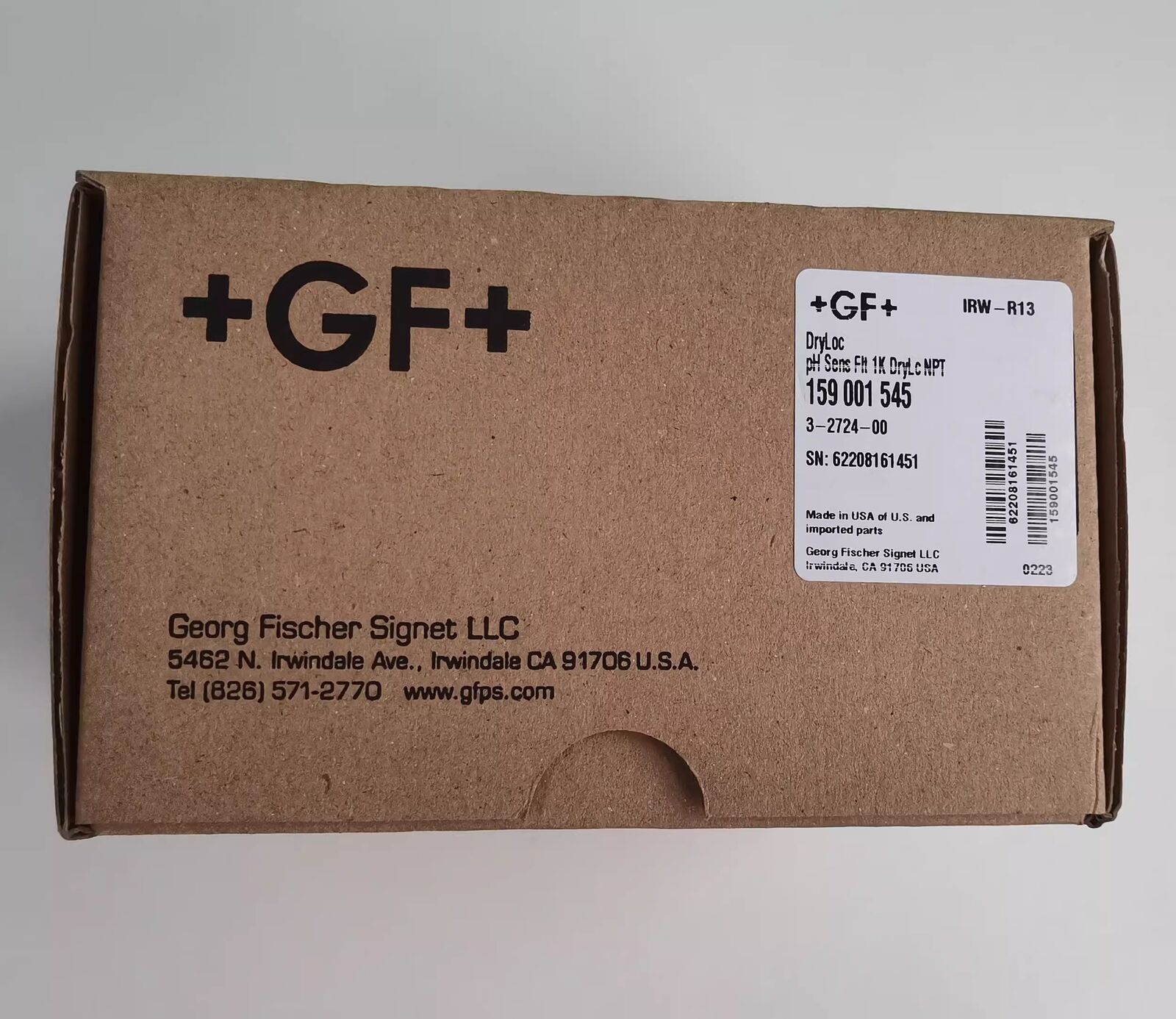 new 1pcs +GF+ 3-2724-00 PH Electrode Sensor Probe - VENDOR NAME