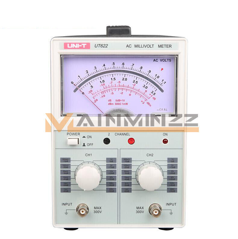 ONE  UNI-T UT622 pointer Ac millivoltmeter 220V