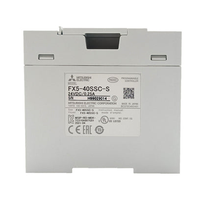 Mitsubishi FX5-40SSC-S PLC: New In Box Industrial Control System - MITSUBISHI