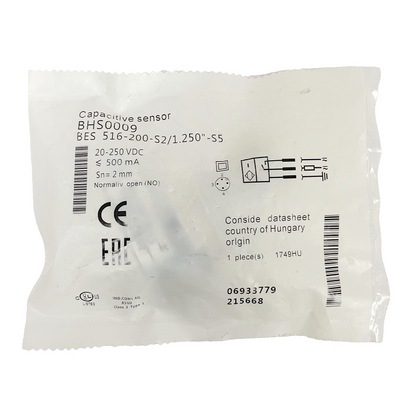 BALLUFF BHS0009 S5 Proximity Switch Sensor - BALLUFF