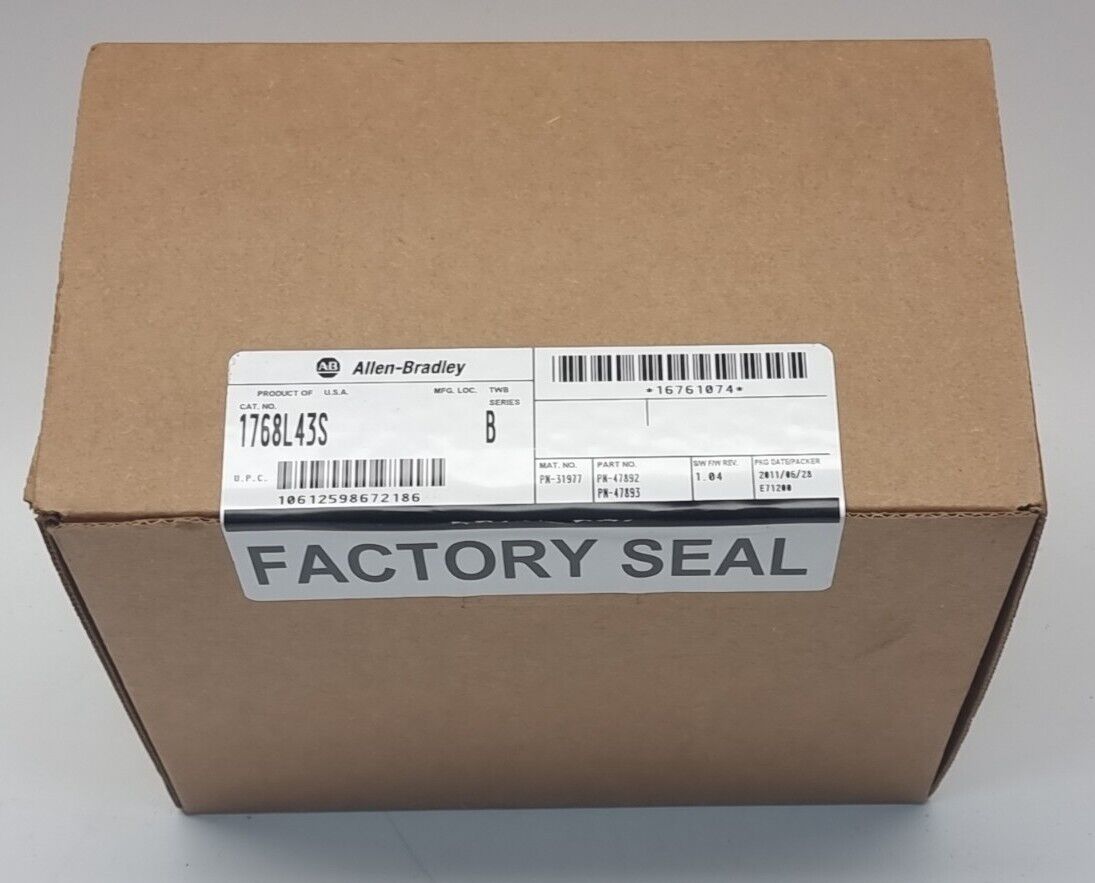 Allen Bradley Compact GuardLogix CPU L43 Safety Processor Series B - ALLEN BRADLEY