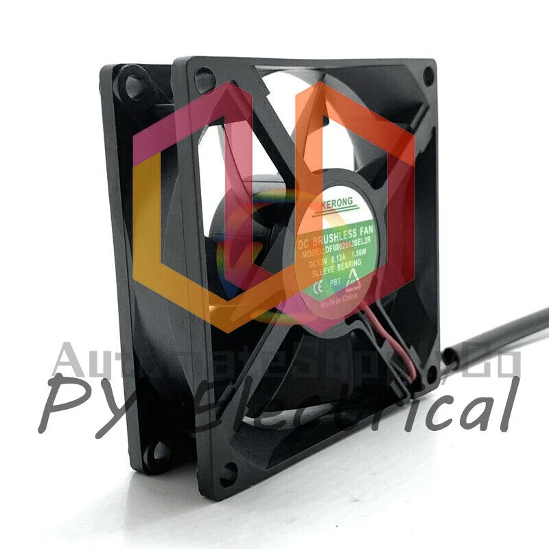 DF0802512SEL2R 8CM 80*80*25mm 8025 0.13A 1.56W 12V 2-wire Inverter cooling fan