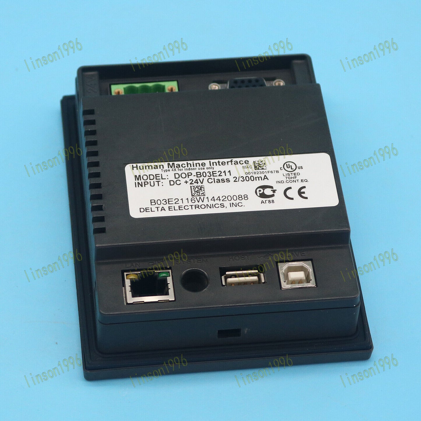 1PC DOP-B03E211 Delta HMI Touch Screen 4.3 inch - industrial grade with high resolution and long battery life - DELTA