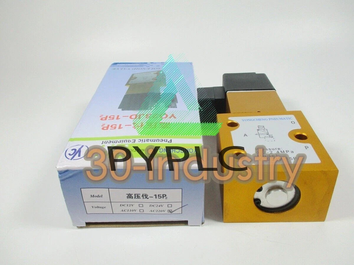 YO23JD-15P2 YONGCHENG 2-Position 3-Way High Pressure Solenoid Valve DC24V/AC220V