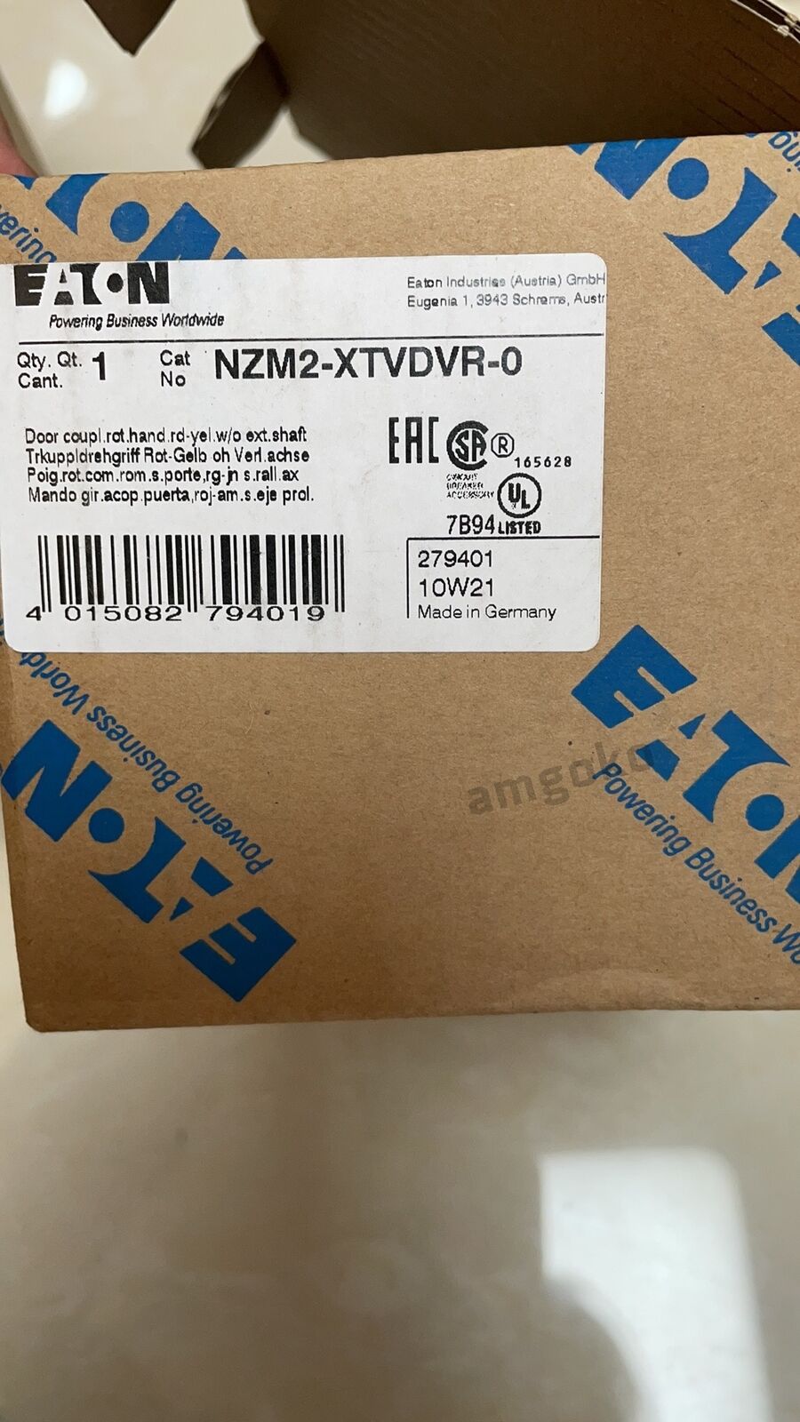 new 1PC EATON MOELLER NZM2-XTVDVR-0 - EATON