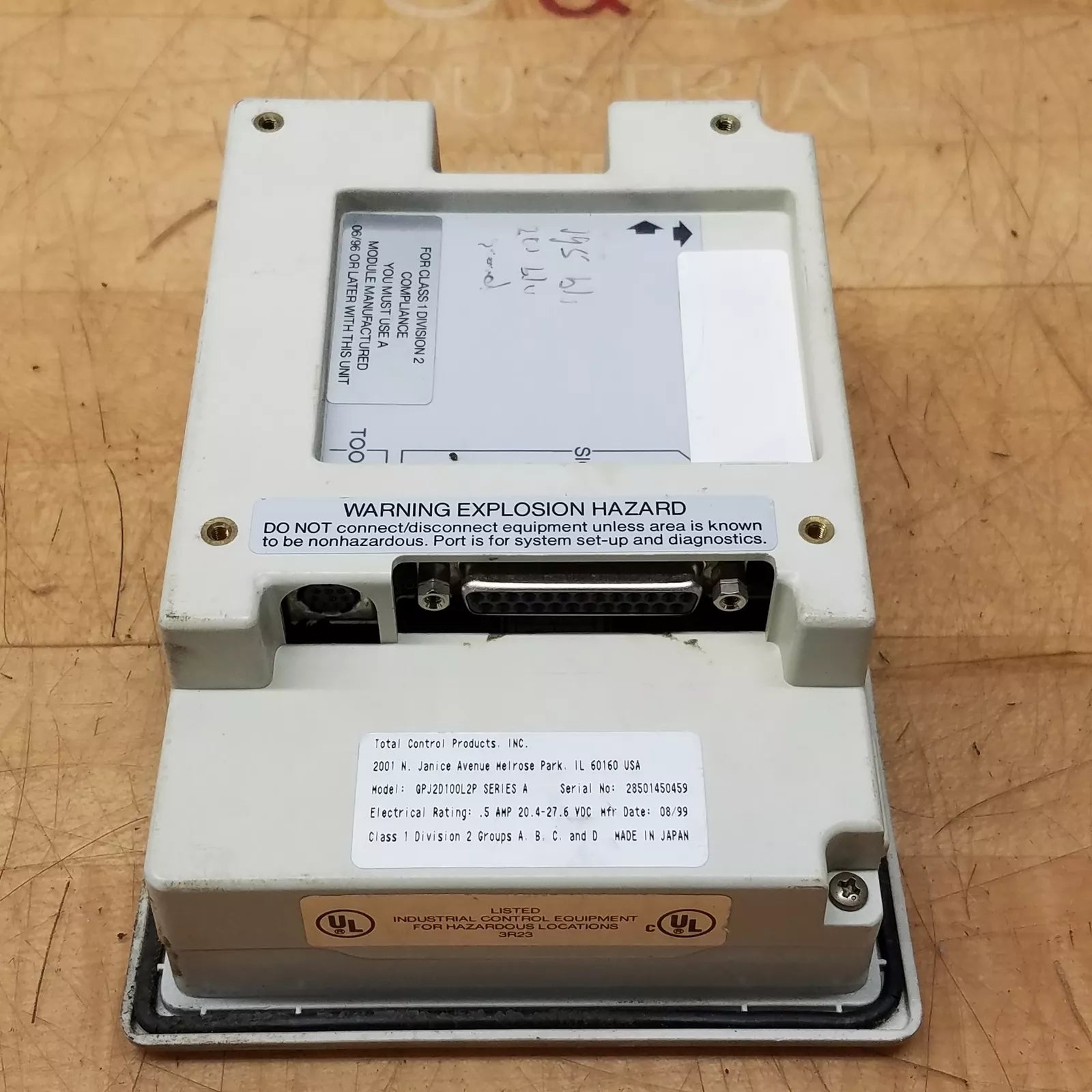 QPJ-2D100-L2P Operator Interface Panel - TOTAL CONTROL PRODUCTS