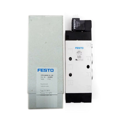FESTO CPE24-M3H-5L-3/8 solenoid valve new in box - FESTO