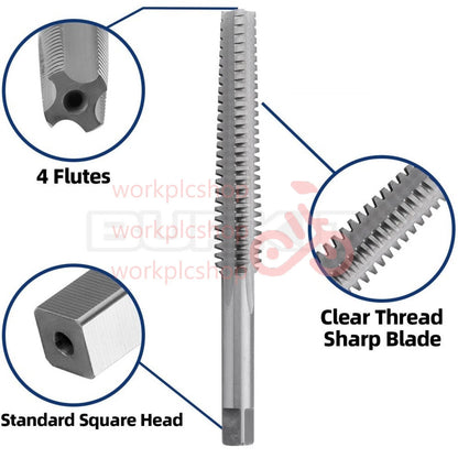 ACME 3/4"-8 Trapezoidal Tap Right Hand, HSS 3/4 x 8 Trapezoidal Thread Tap #US