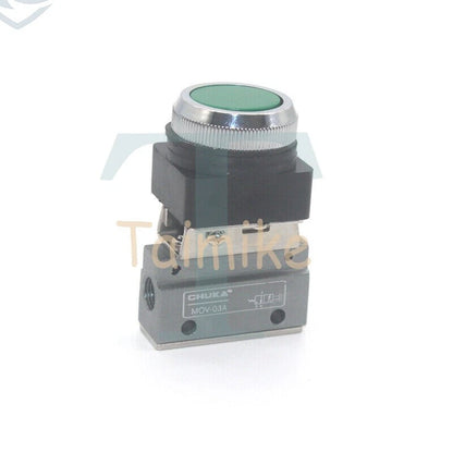 Pneumatic Control Valve MOV-03A Mechanical Button Valve 2 Position 3 Way 1/8'' *