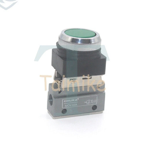 Pneumatic Control Valve MOV-03A Mechanical Button Valve 2 Position 3 Way 1/8'' *