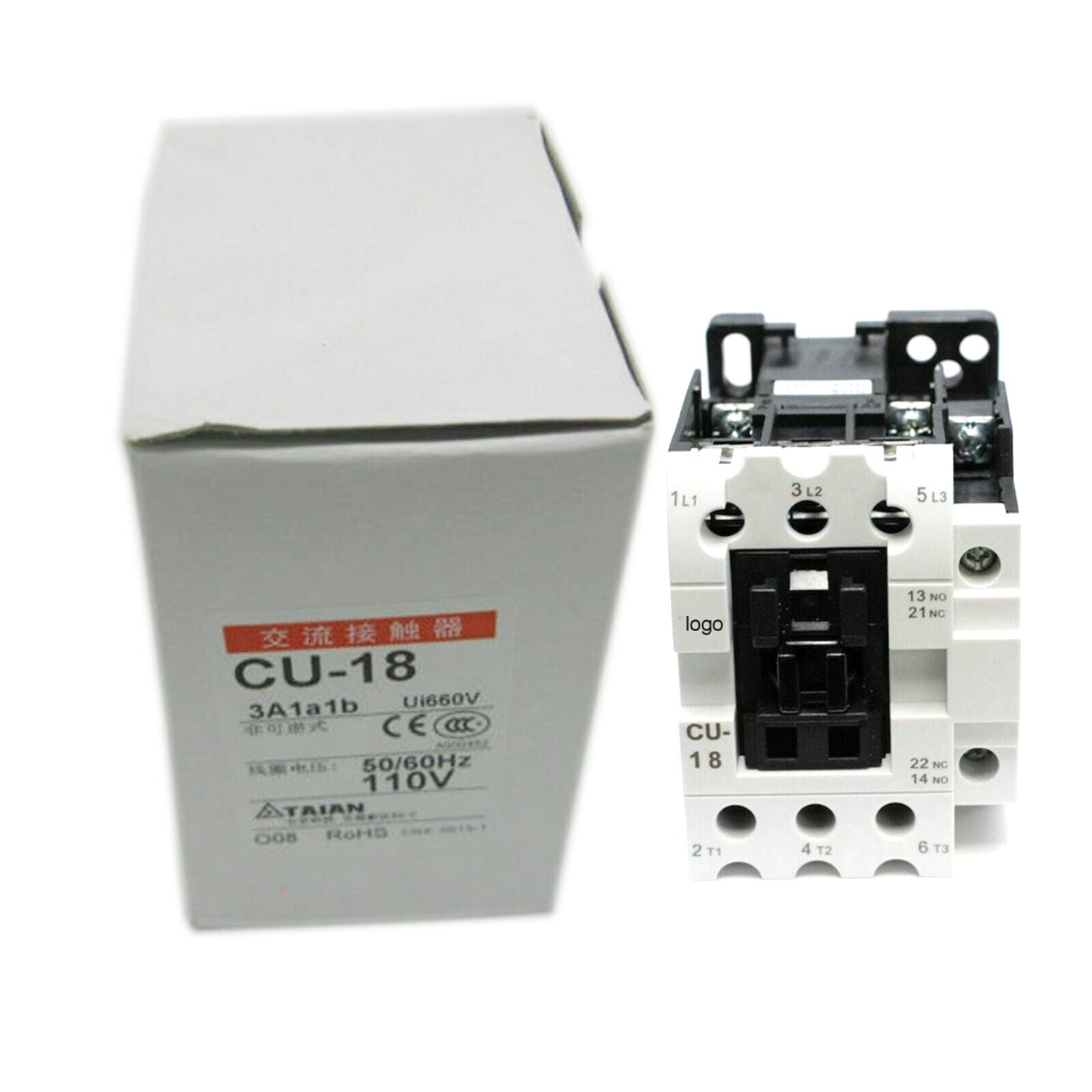 New In Box TECO CU-18 Contactor AC110V TECO