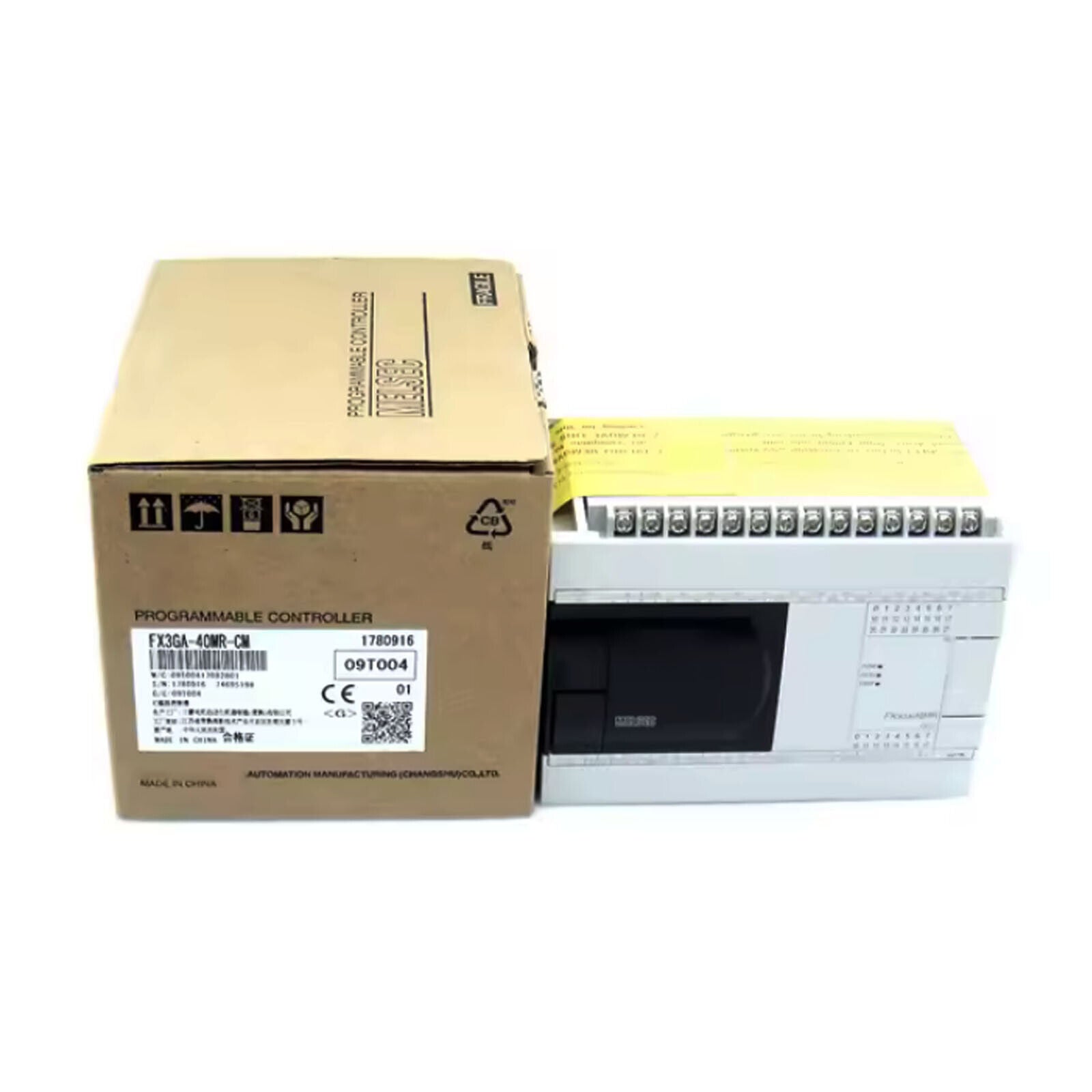 Mitsubishi FX3GA-40MR-CM FX1N-40MR-001 Base Unit 24 Inputs 16 Relay Output - MITSUBISHI