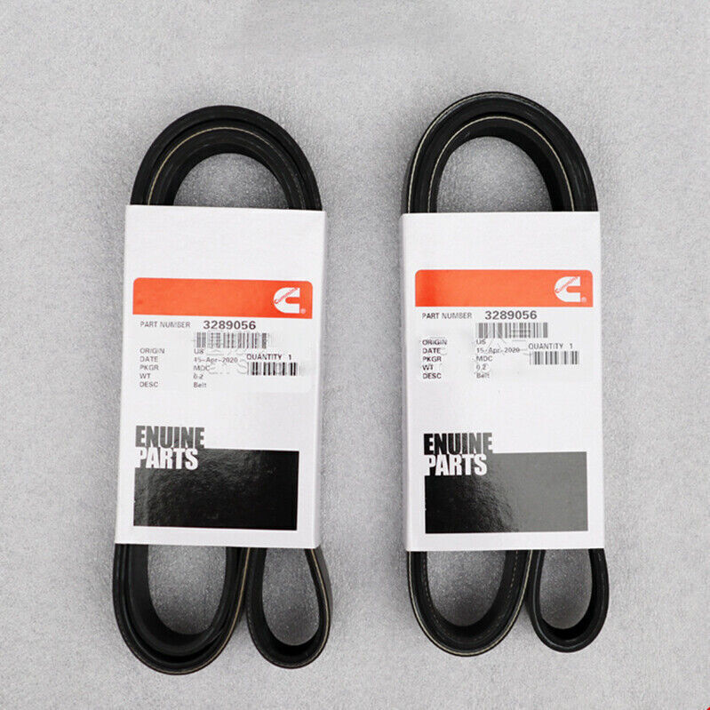2Pcs 3289056 V-Ribbed Belt