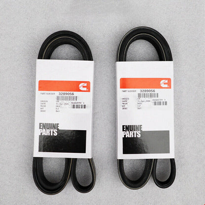2Pcs 3289056 V-Ribbed Belt