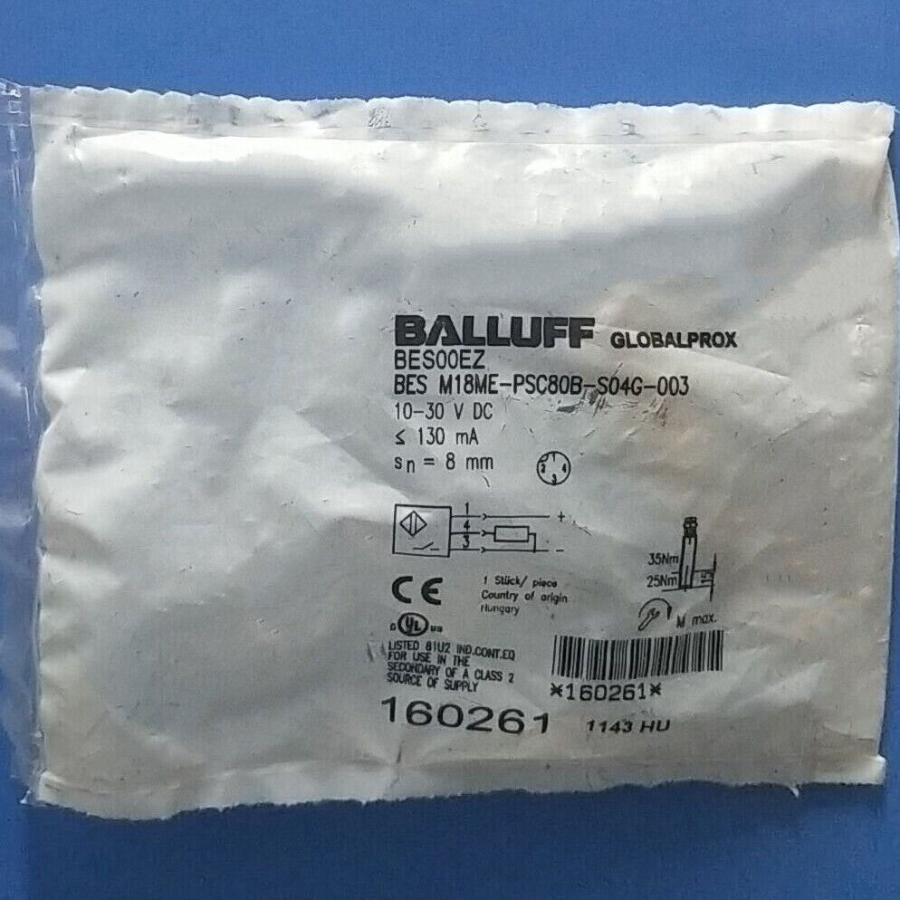 Balluff BES M18ME-PSC80B-S04G-003 Proximity Sensor - BALLUFF