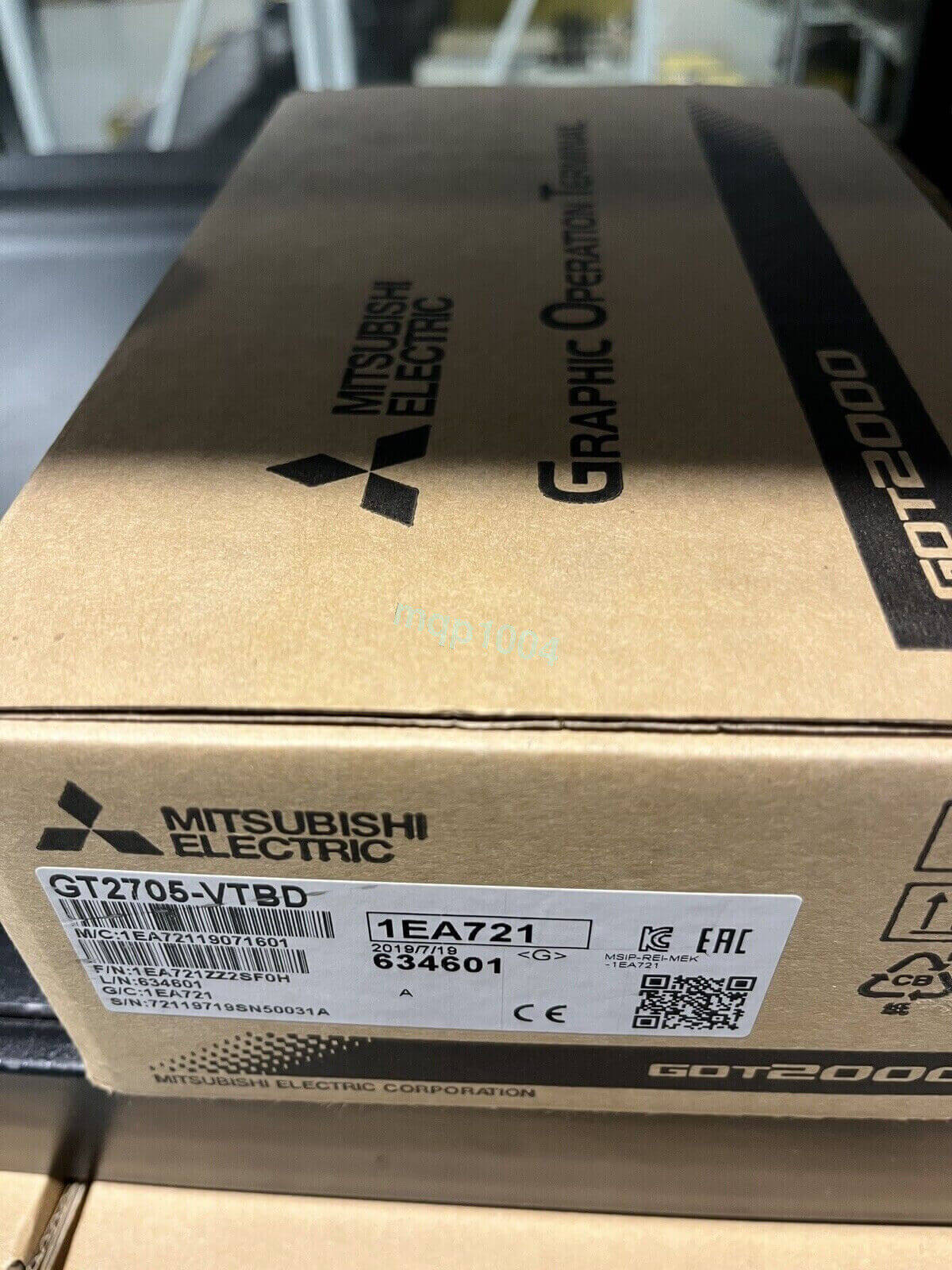 new MITSUBISHI GT2705-VTBD HMI Touch Panel GT2705VTBD In Box ping - MITSUBISHI