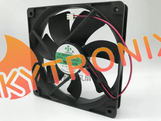 ONE ' for POWERYEAR PY-1225H12S 12V 0.35A 12CM 12025 cooling fan 2-wire