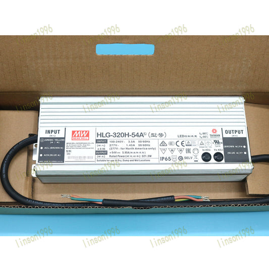1-Unit MEAN WELL HLG-320H-54A Switching Power Supply - MEAN WELL