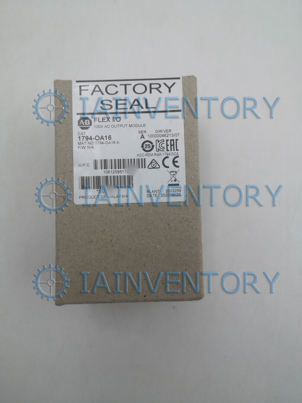 1PC  New Allen-Bradley 1794-OA16 Next Day Air Available
