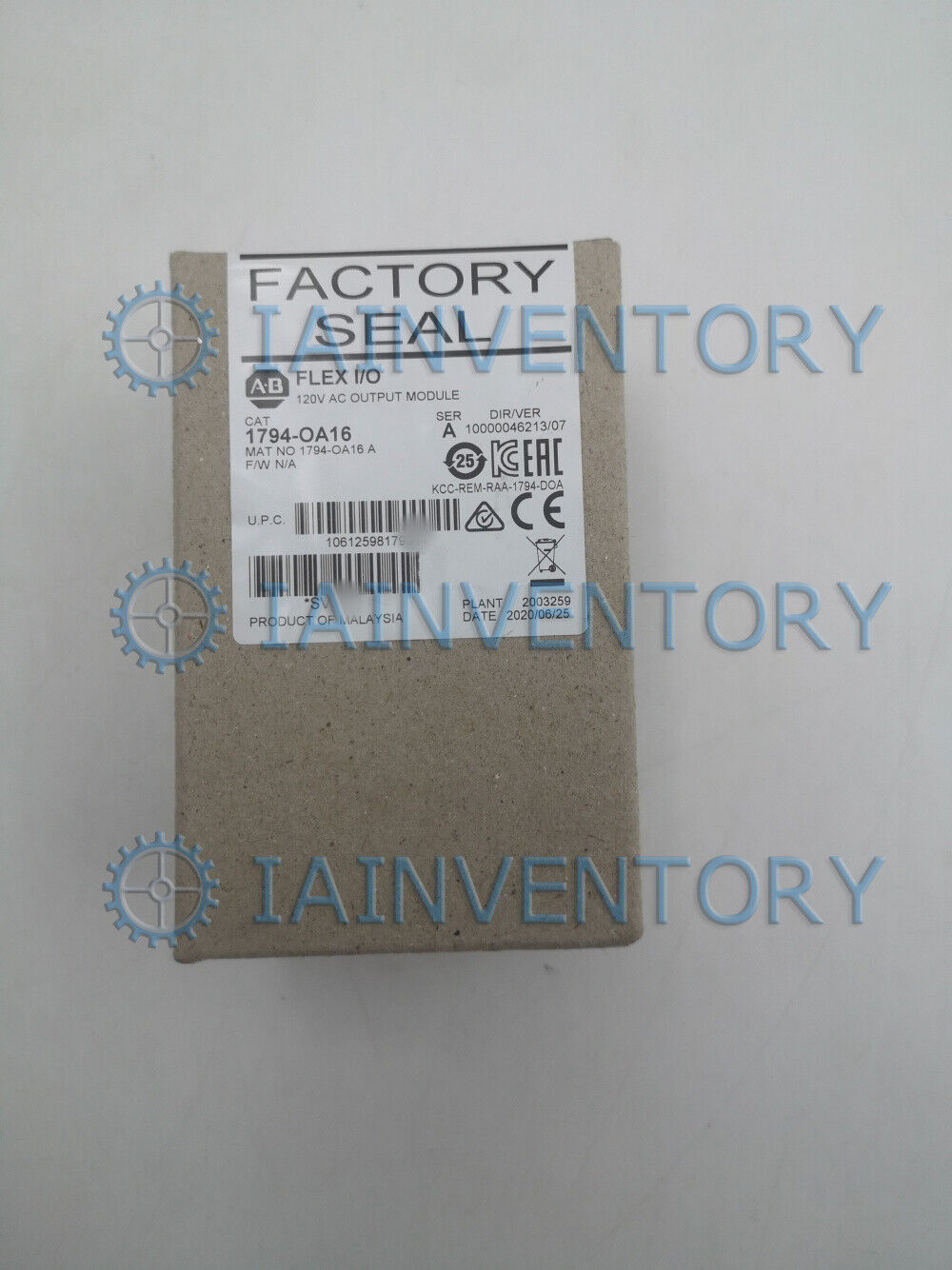 Allen-Bradley 1794-OA16 Next Day Air - ALLEN-BRADLEY
