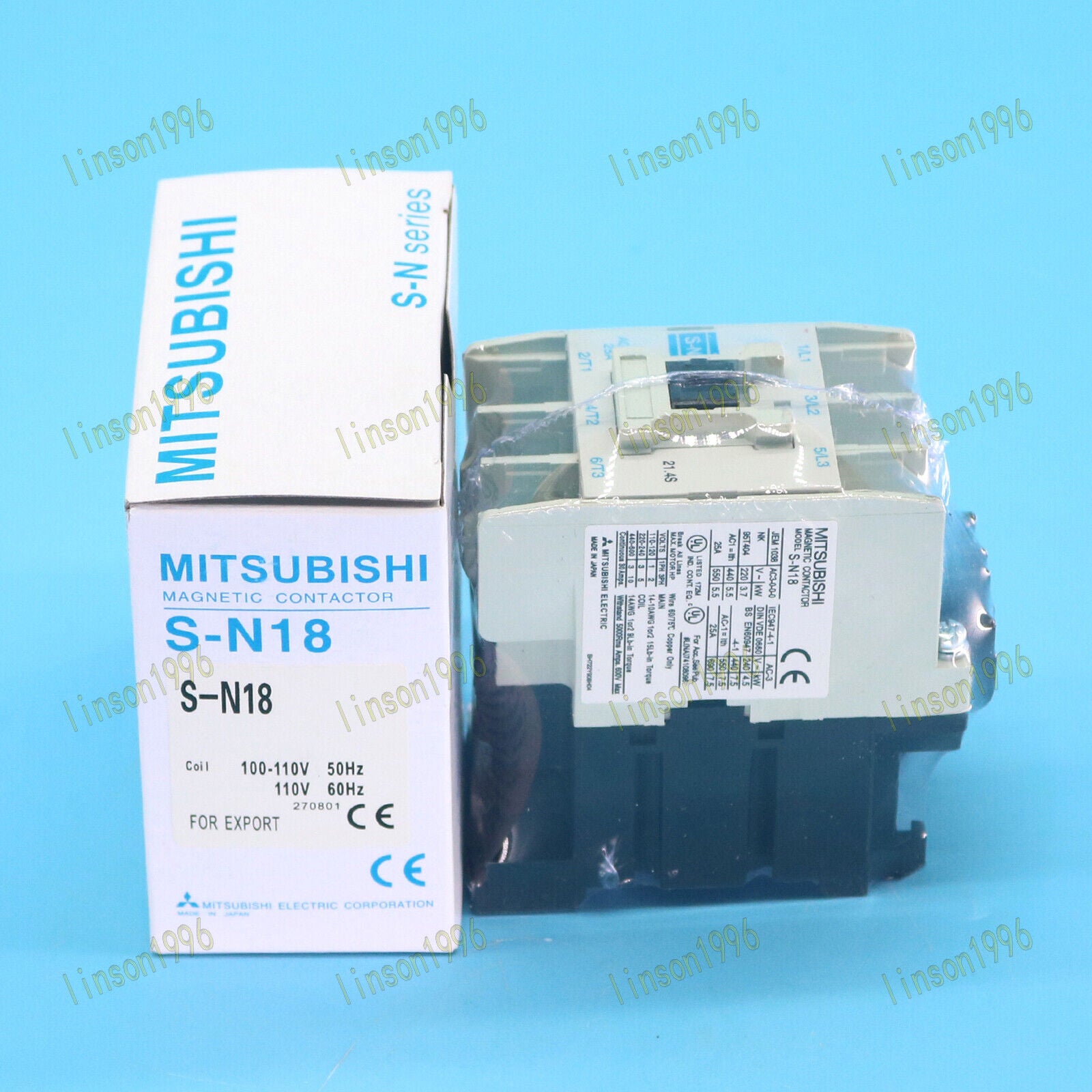 1PC Mitsubishi Ac Contactor S-N18 AC110V Fast Delivery - MITSUBISHI ELECTRIC CORPORATION