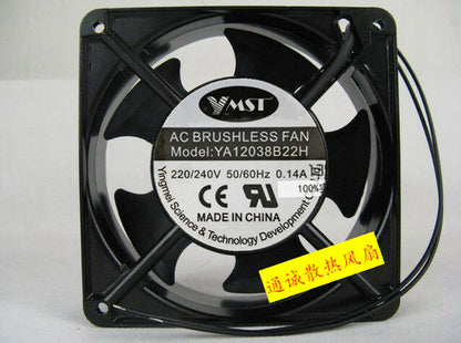 YMST YA12038B22H 220/240V 0.14A 12cm cooling fan