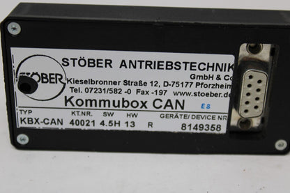 used Stober KBX-CAN & 40 021 CAN Commubox - STOBER
