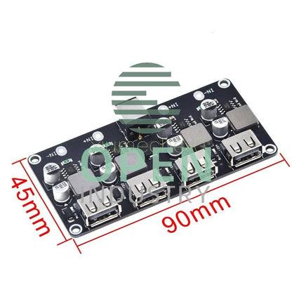 12V 24V to QC3.0/2.0 Car Charger Fast Charge 4 Channel DC Step-Down Module M8