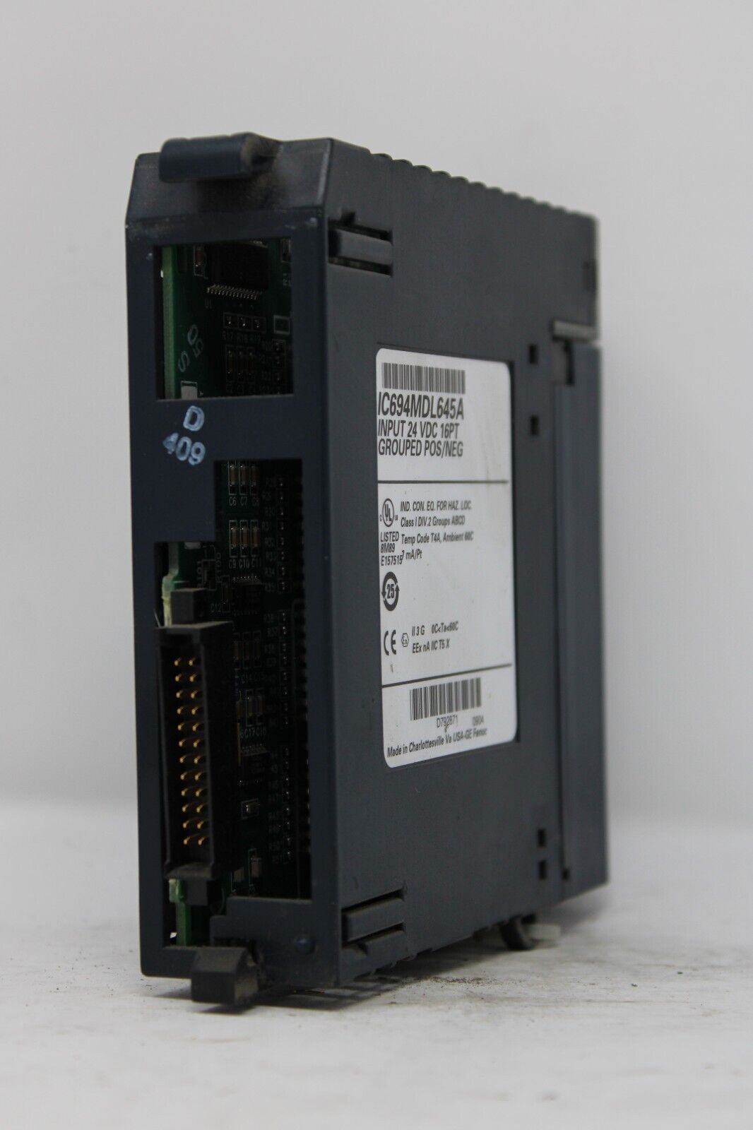 used GE Fanuc IC694MDL645A Input Module *No Door - GE FANUC