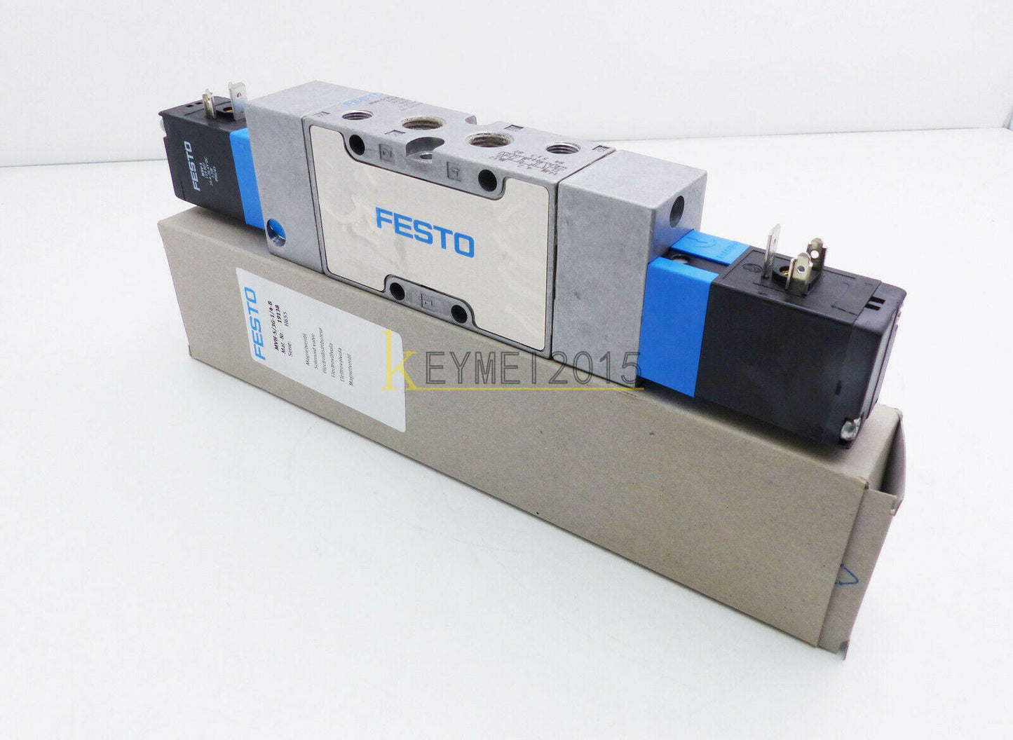 ONE New FESTO Solenoid Valve MVH-5/3G-1/4-B 19138 - FESTO