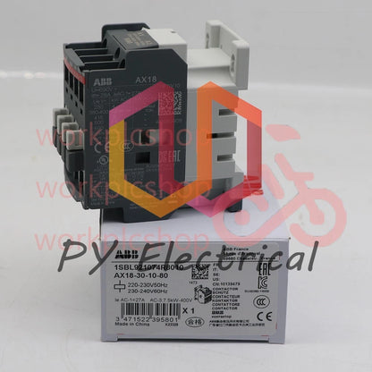 1PCS ABB AX18-30-10-80 Contactor 220-230V50Hz/230-240V60Hz 1SBL921074R8010