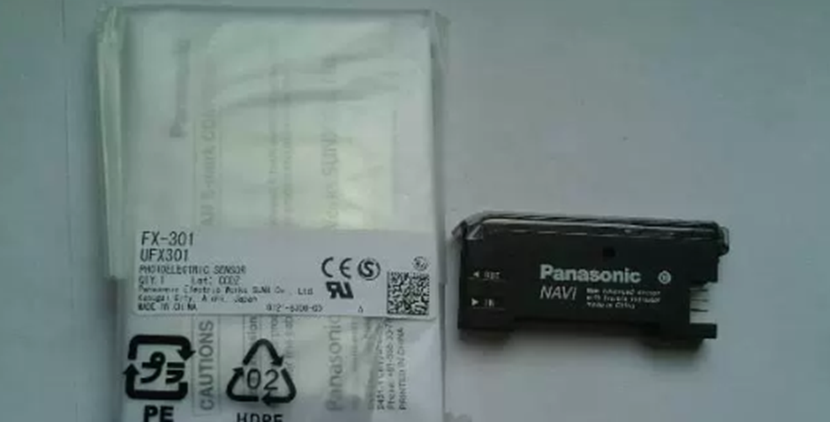Panasonic FX-301+CN-73-C2 Fiber Amplifier for High-Speed Signal Transmission - PANASONIC