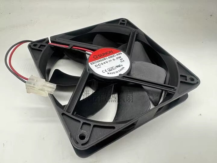 SUNON EEC0252B1-000C-A99 12025 DC24V 5.0W 12CM 2-Pin Inverter Cooling Fan