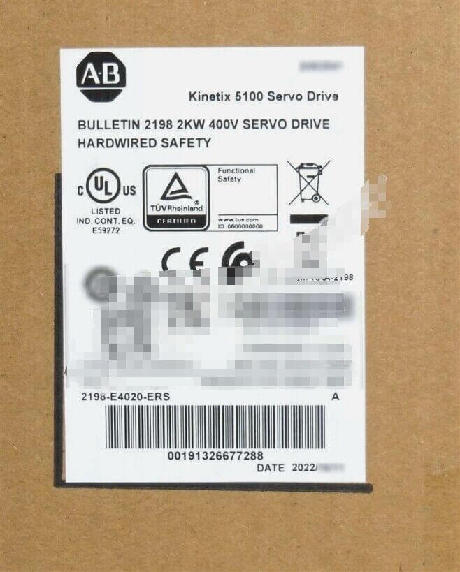 2198-E4020-ERS Kinetix 5100 400V Servo Drive - ALLEN BRADLEY