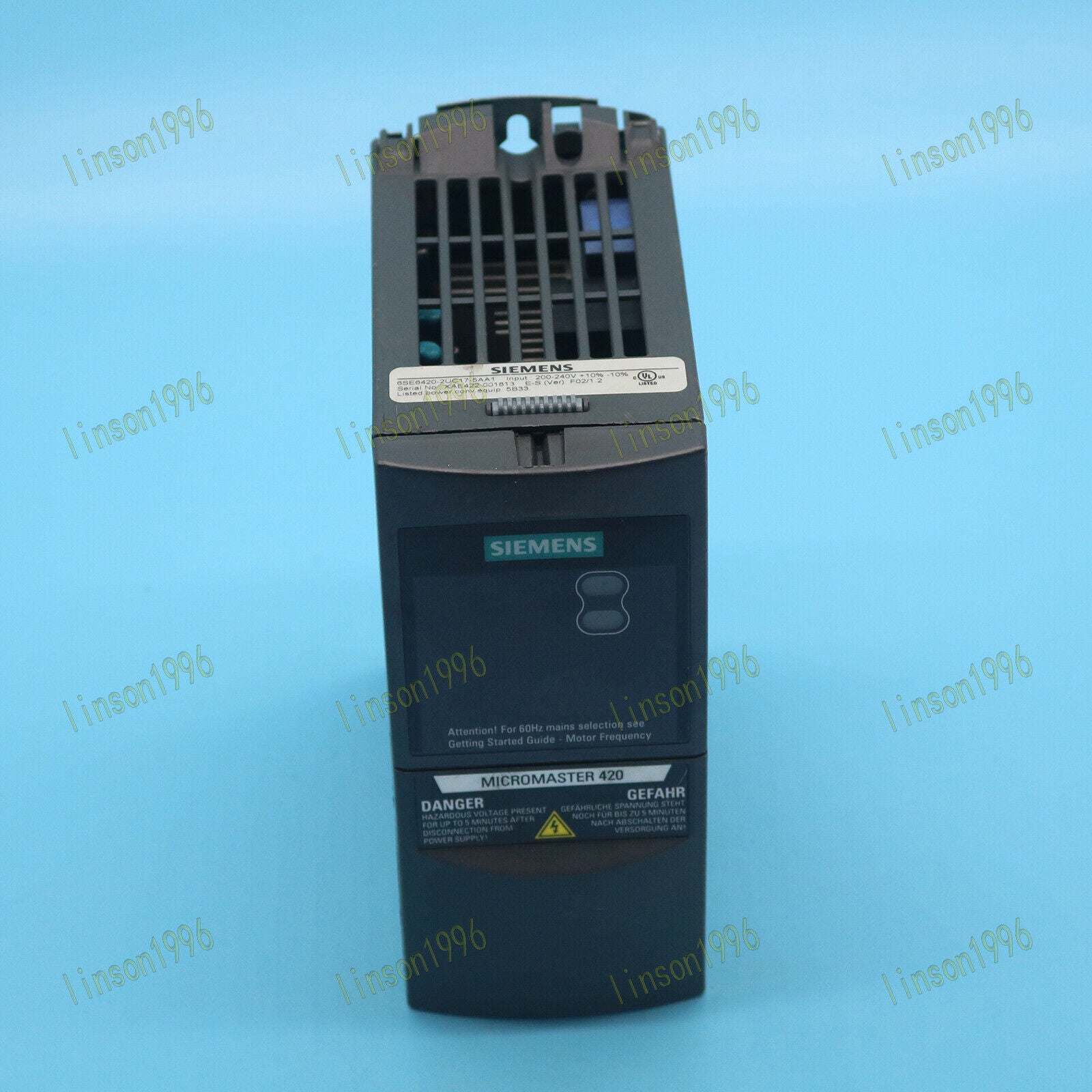 used 1PC  6SE6420-2UC17-5AA1 Siemens 220V 0.75KW Tested FAST SHIP koeed