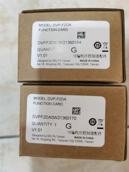 1PCS Delta DVP-F2DA DVPF2DA Function Card In Box