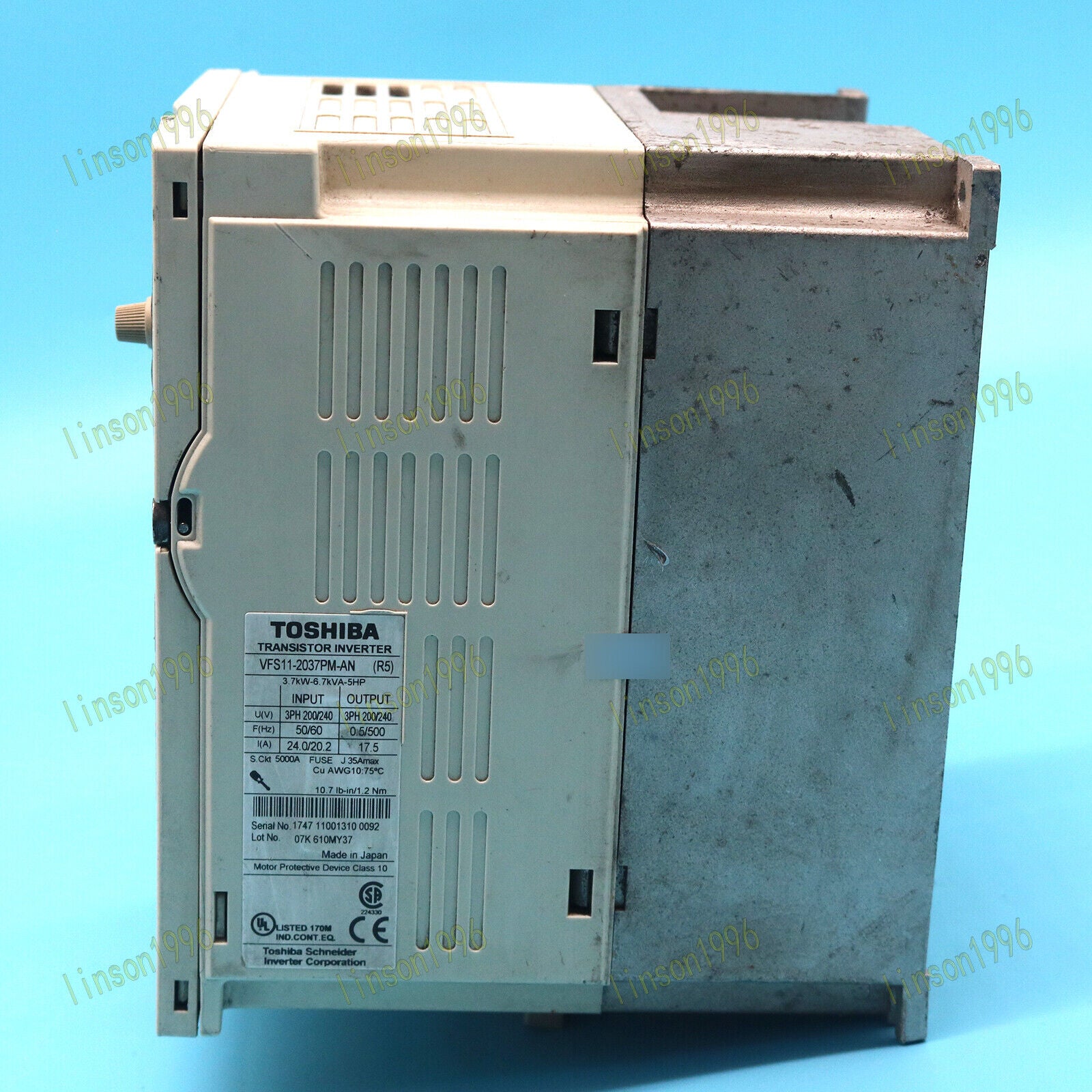 used 1PC VFS11-2037PM-AN (R5) For TSB 3.7KW 220V Frequency Converter SPOT STOCKS - KOEED