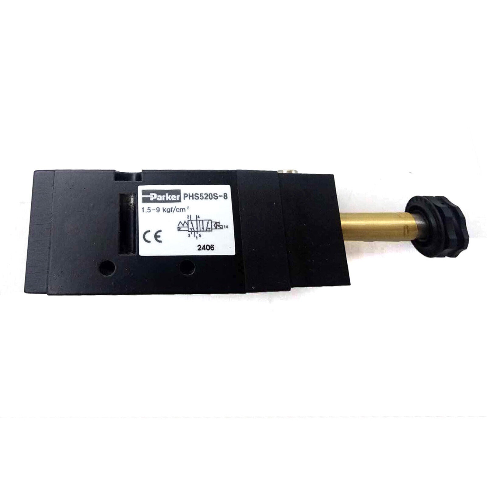 Parker PHS520S-8 Solenoid Valve, High Precision 8-way Flow Control Valve, Heavy Duty Industrial Use - PARKER