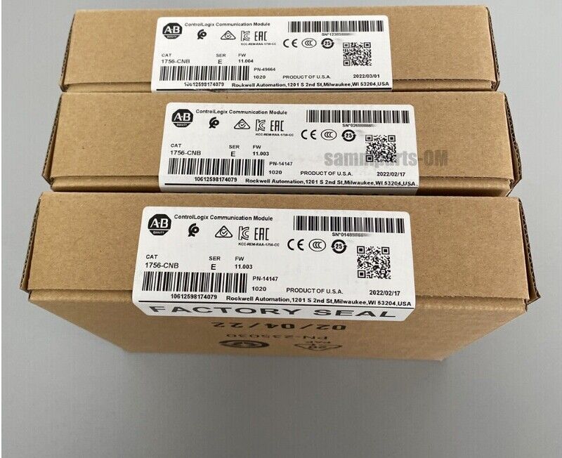New FactorySealed 1756-CNB SER E ALLEN BRADLEY ControlLogix Communication Module - KOEED