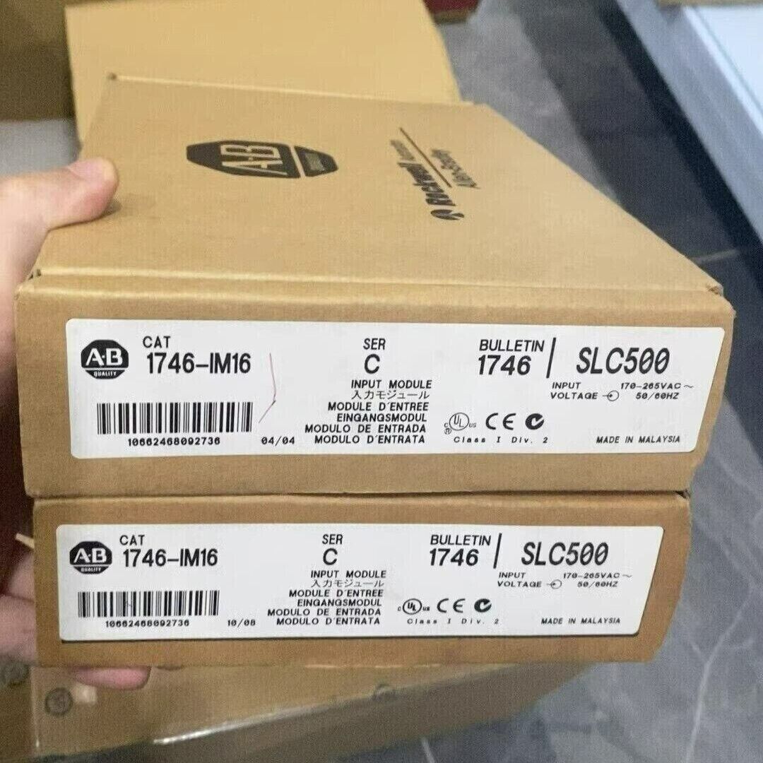 New Factory Sealed AB 1746-IM16 C SLC 500 PLC INPUT MODULE 1746-IM16 - FACTORY SEALED